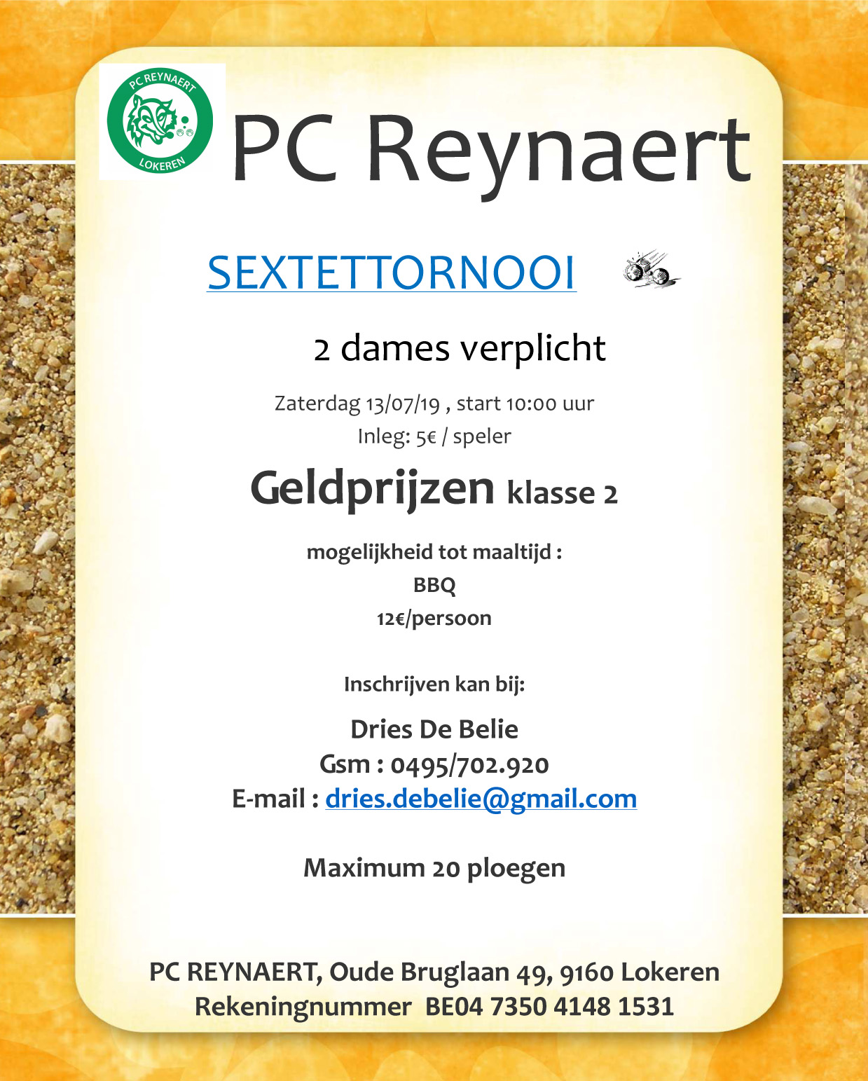 Reynaert Sextettornooi 13072019